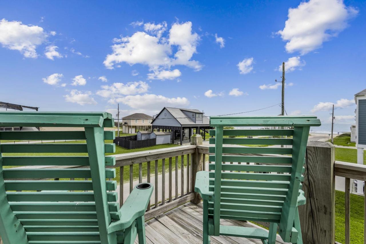 Seas The Day! 4Br Retreat, Hot Tub, Game Room, Firepit & Gulf Views Port Bolivar Esterno foto