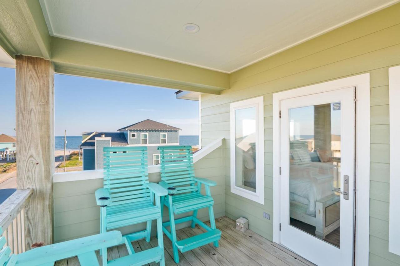 Seas The Day! 4Br Retreat, Hot Tub, Game Room, Firepit & Gulf Views Port Bolivar Esterno foto