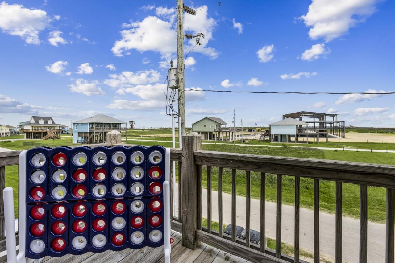 Seas The Day! 4Br Retreat, Hot Tub, Game Room, Firepit & Gulf Views Port Bolivar Esterno foto