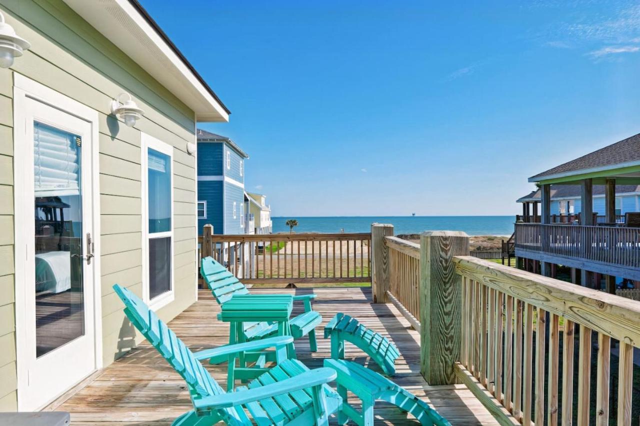 Seas The Day! 4Br Retreat, Hot Tub, Game Room, Firepit & Gulf Views Port Bolivar Esterno foto